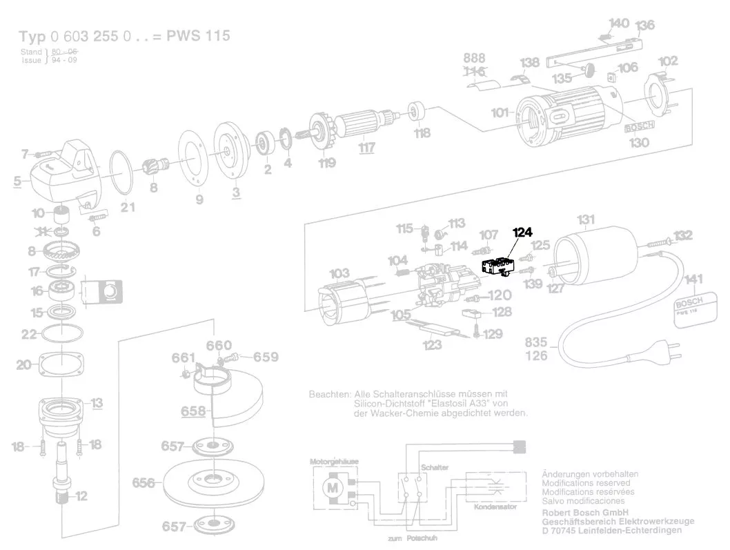 Interrupteur réf. 2 607 200 674 BOSCH